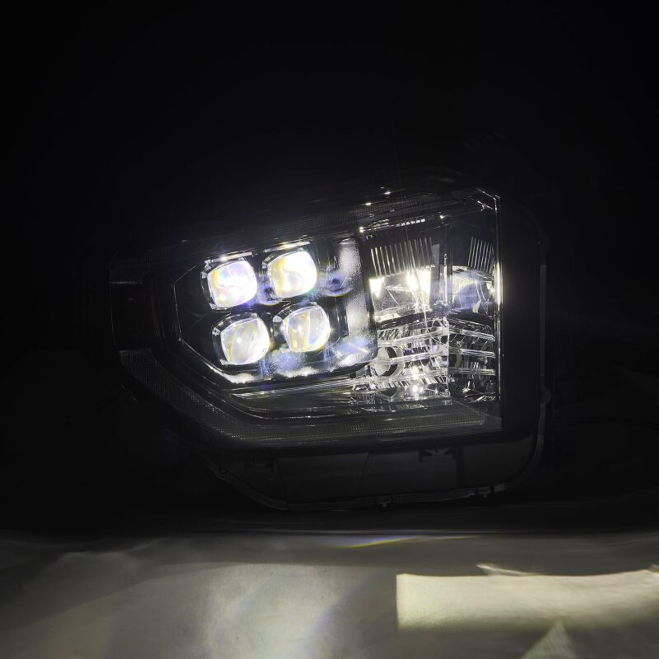 AlphaRex 14-21 Toyota Tundra NOVA-Series LED Proj Headlights Alpha-Blk w/Actv Light & Seq. Sig + DRL - 880832 User 4