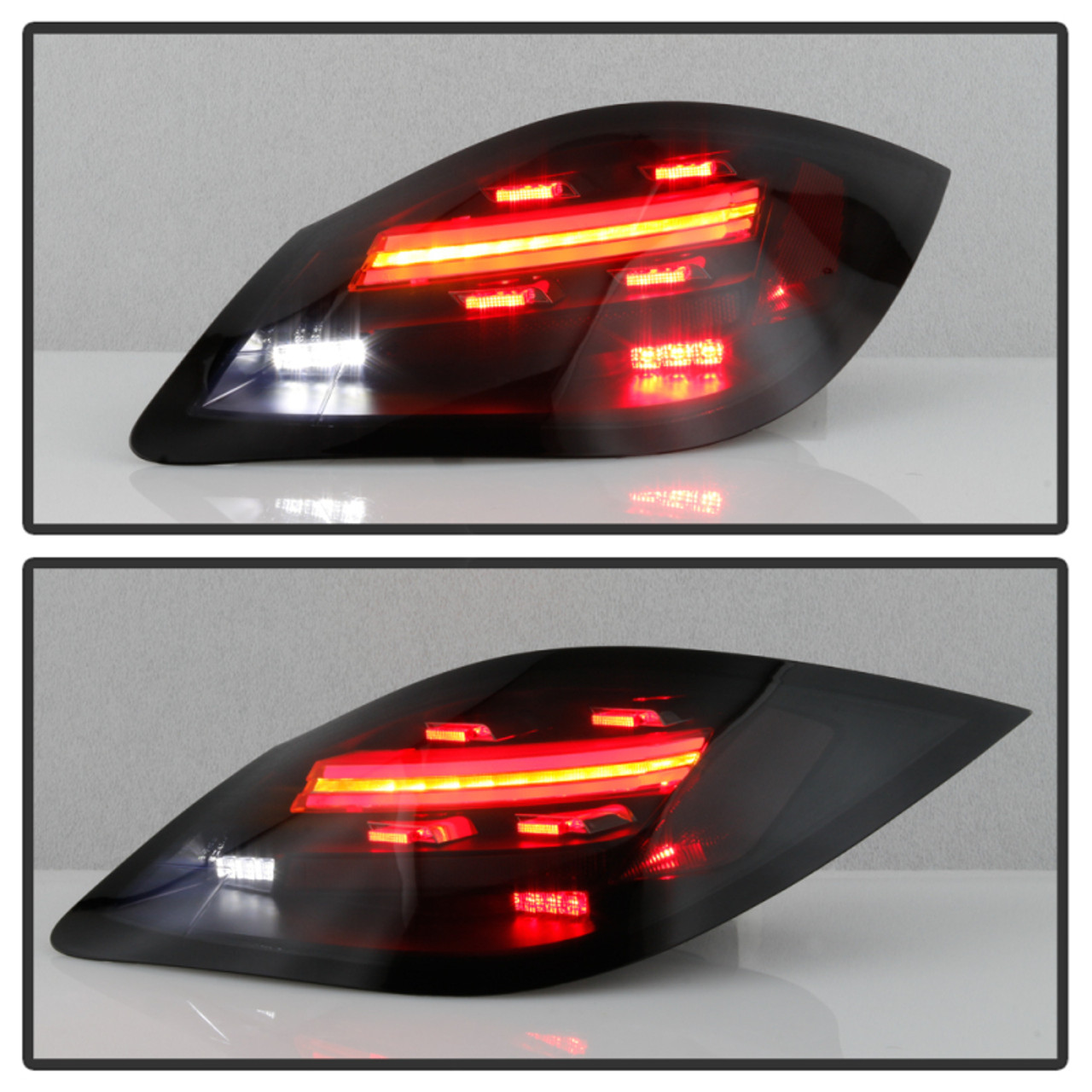 Spyder Porsche 987 Cayman 09-12 / Boxster 09-12 LED Tail Lights - Sequential Signal - Smoke - 5086846