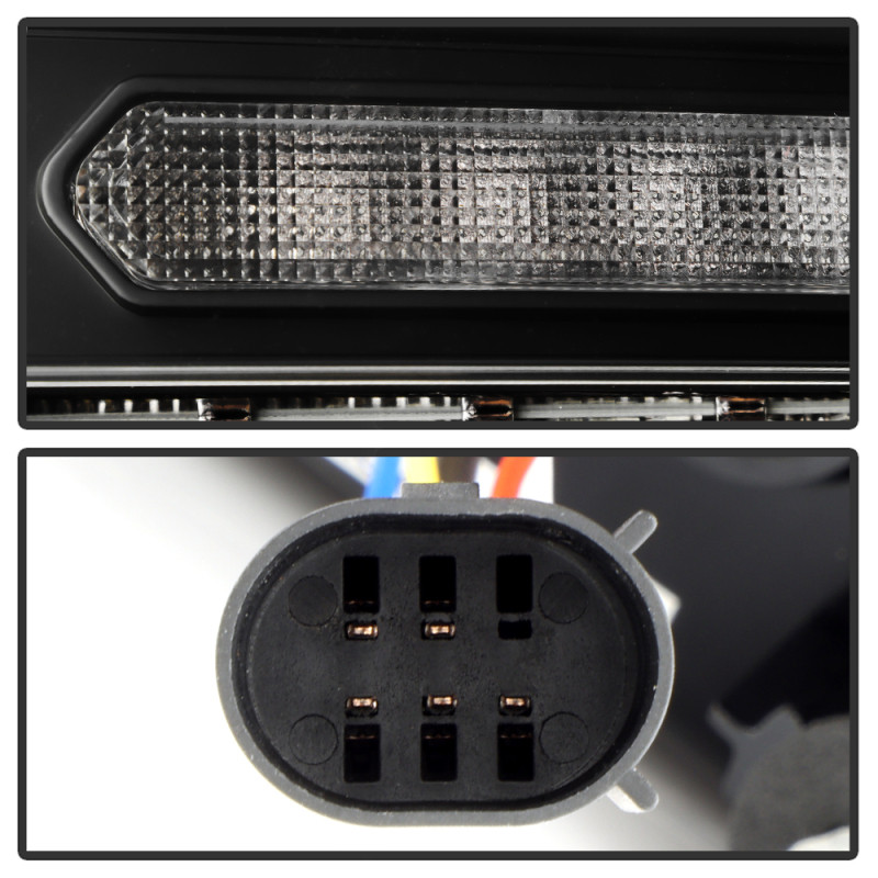 Spyder Porsche Cayenne 958 11-14 LED Tail Lights - Sequential Signal - Black - 5086853