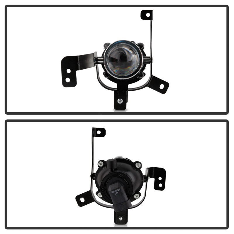 Spyder Kia Picanto 2018-2020 OEM Fog Lights W/Universal Switch - 9006(Included) - Clear - 5087058