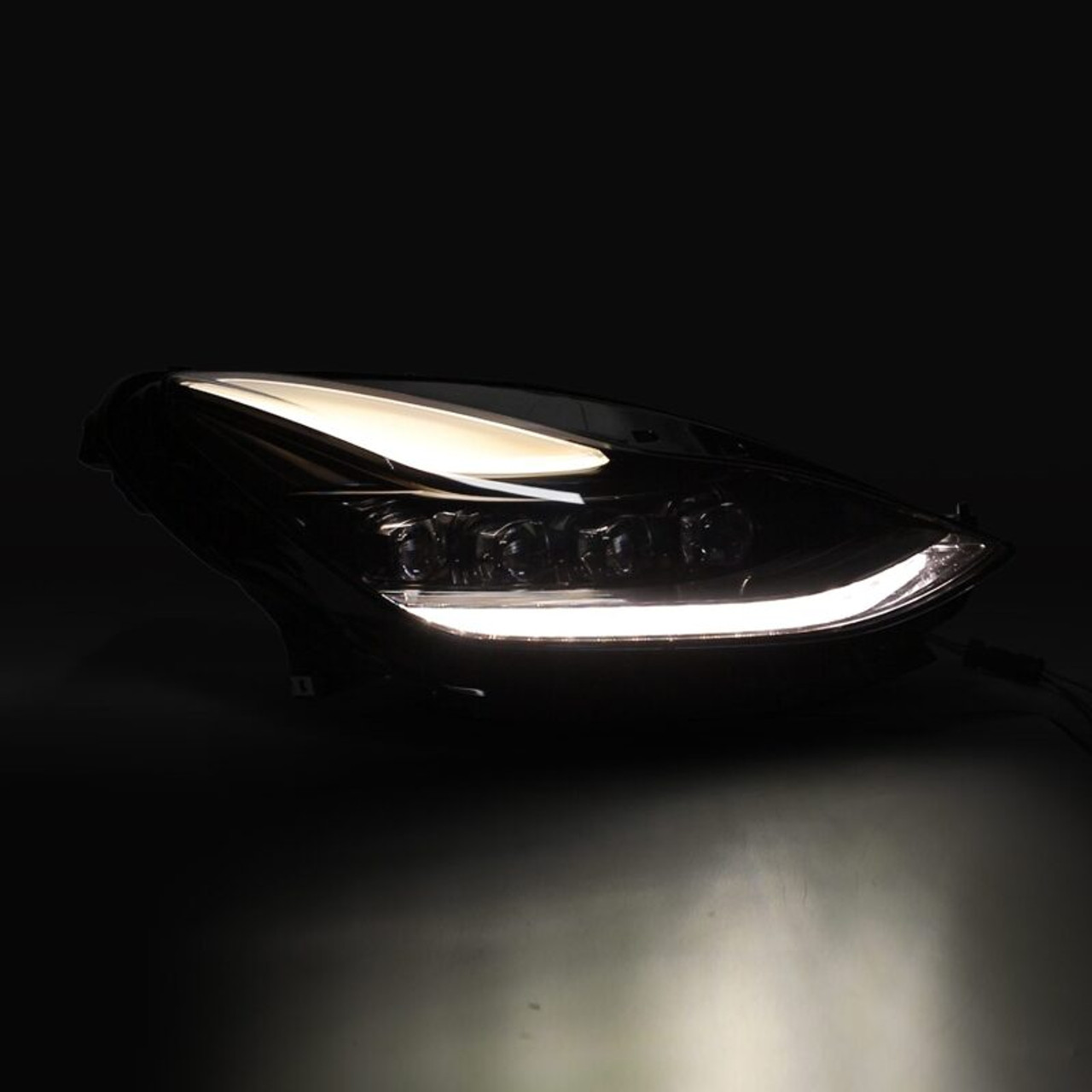 AlphaRex 17-22 Tesla Model 3/20-23 Model Y NOVA-Series LED Proj Headlights Blk w/Actv Lgt & Seq.Sig - 880860 User 2