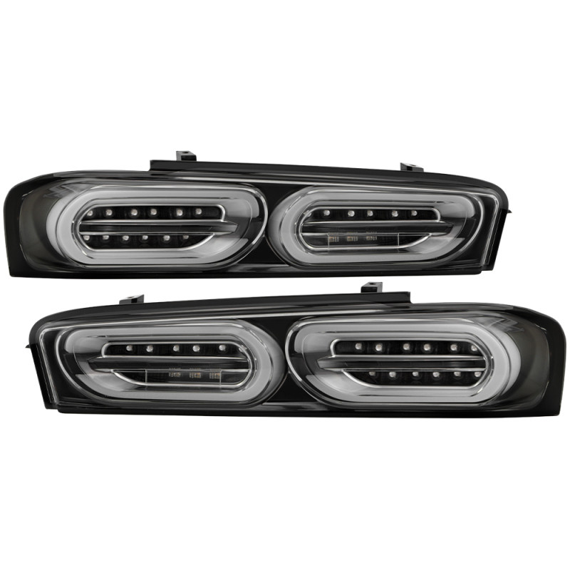 Spyder Chevy Camaro 16-18 Halogen LED Tail Lights Black ALT-YD-CCAM16HAL-SEQ-BK - 5087218