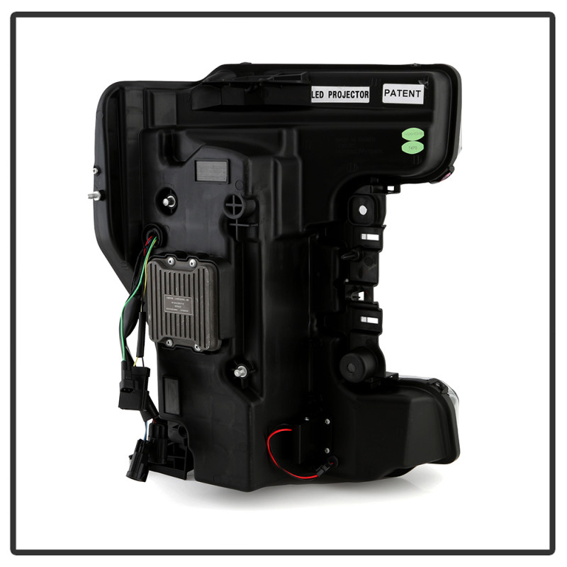 Spyder Ford F-250/F-350/F450 17-18 Full LED Headlights Chrome PRO-YD-FS17HALAP-SEQ-BK - 5087430