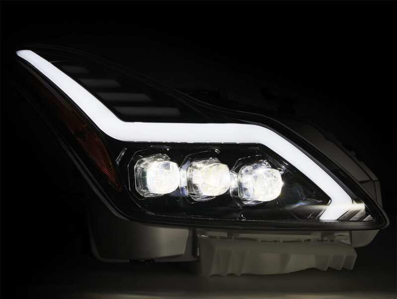 AlphaRex 08-13 Infiniti G37 NOVA LED Proj Headlights Chrome w/ Activ Light/Seq Signal/DRL - 881984 User 2