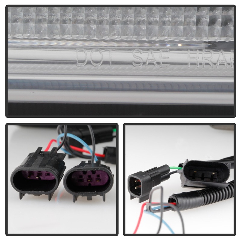 Spyder Ford F-250/F-350/F450 17-18 Full LED Headlights Black PRO-YD-FS17HALAP-SEQ-C - 5087447