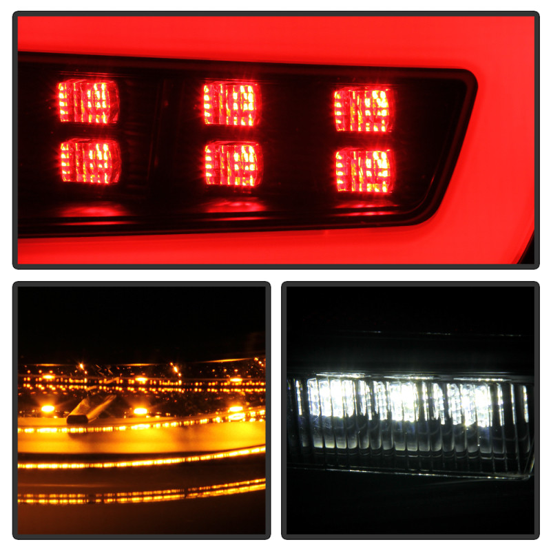 Spyder 08-11 Subaru Impreza WRX 4DR LED Tail Lights - Black ALT-YD-SI084D-LED-BK - 5087966