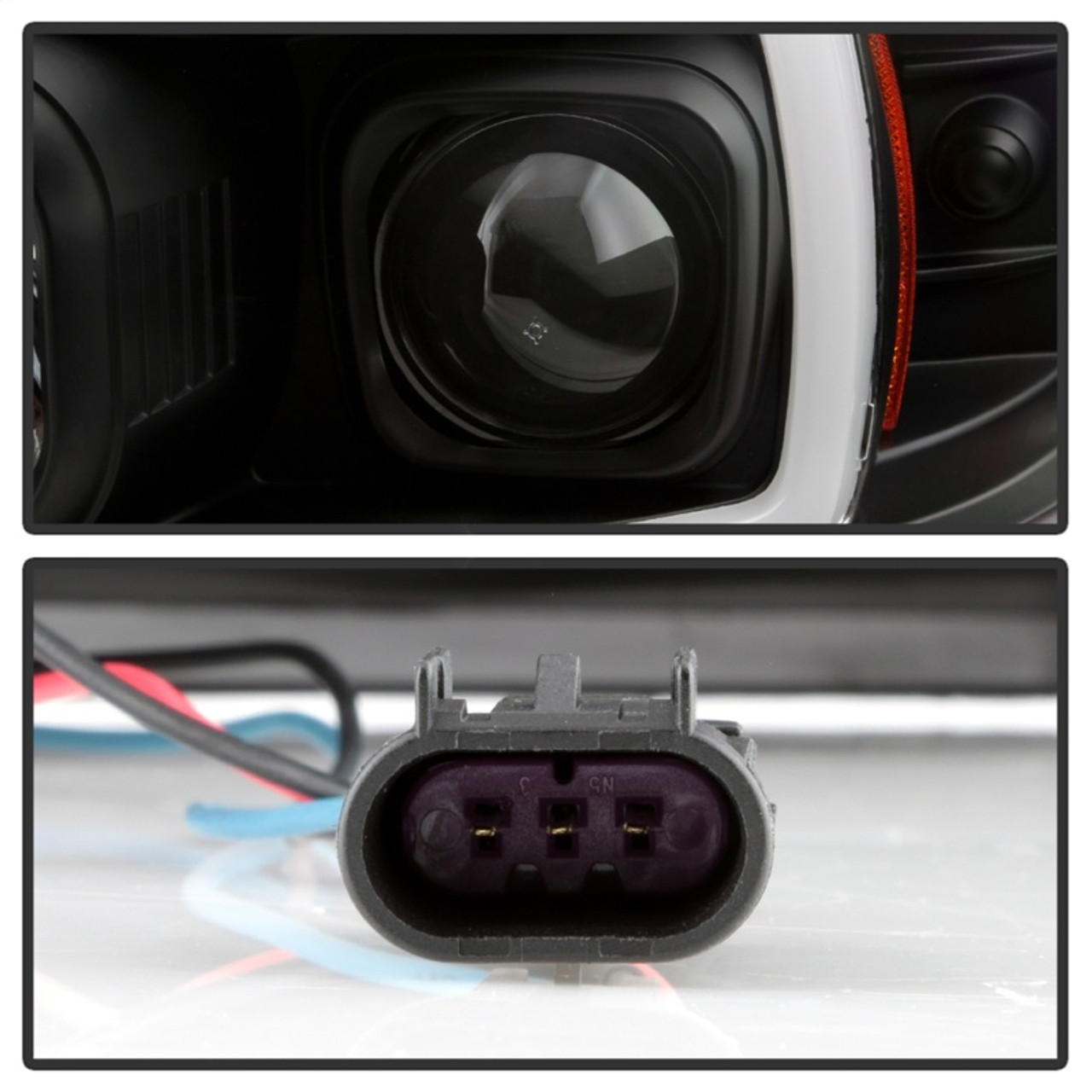 Spyder Ford F-150 04-08 High-Power LED Headlights - Black PRO-YD-FF15004PL-BK - 5088161