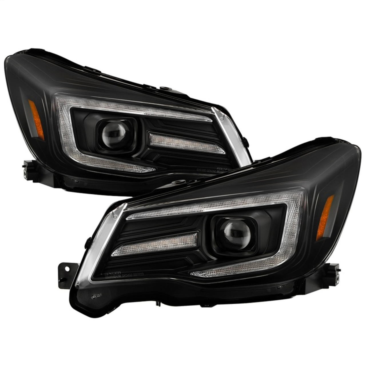 Spyder Signature Subaru Forester 14-16 Halogen Model Only Headlights (PRO-YD-SUFO14SI-BK) - 5088444