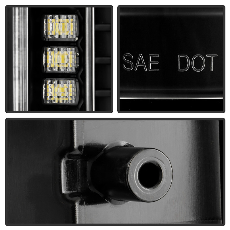 Spyder Apex 20-21 Ford F250 SD (LED Model Only) LED Tail Lights - Black (ALT-YD-FS20LEDBS-LED-BK) - 5088642