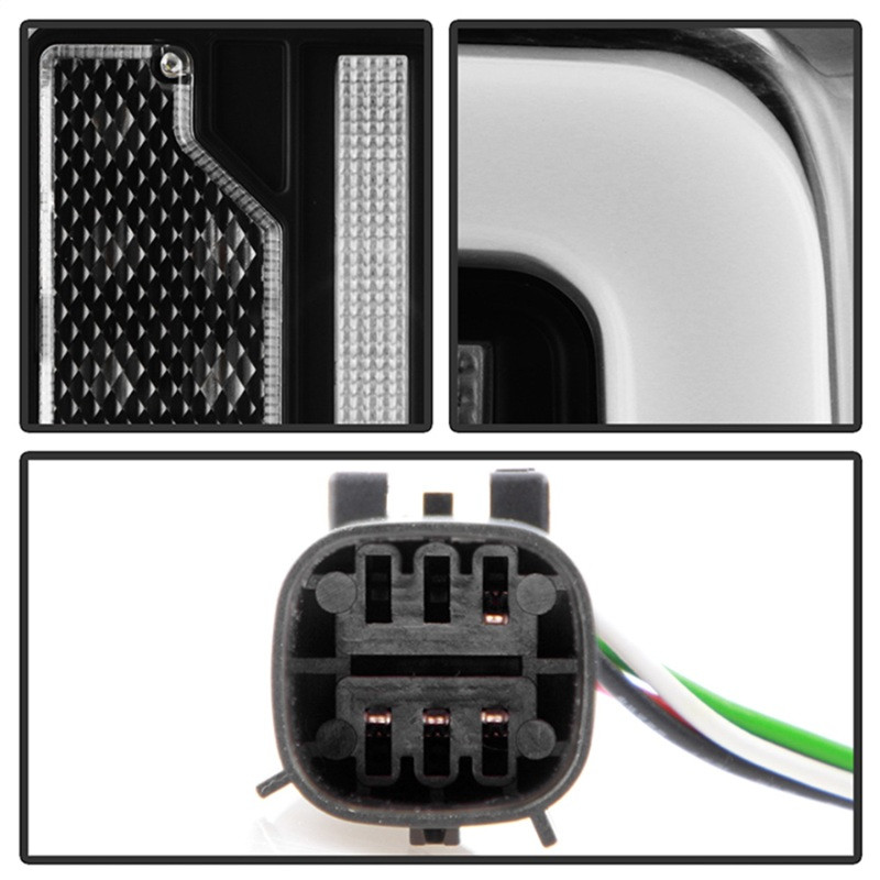 Spyder 21-23 Ford Bronco Factory LED Model LED Tail Lights (ALT-YD-FB21-LED-BK) - 5088758