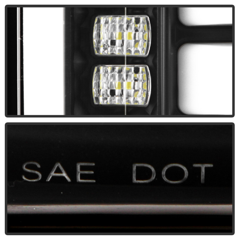 Spyder 21-23 Ford Bronco (Factory LED Model Only) LED Tail Lights - Black (ALT-YD-FB21LED-LED-BK) - 5088765