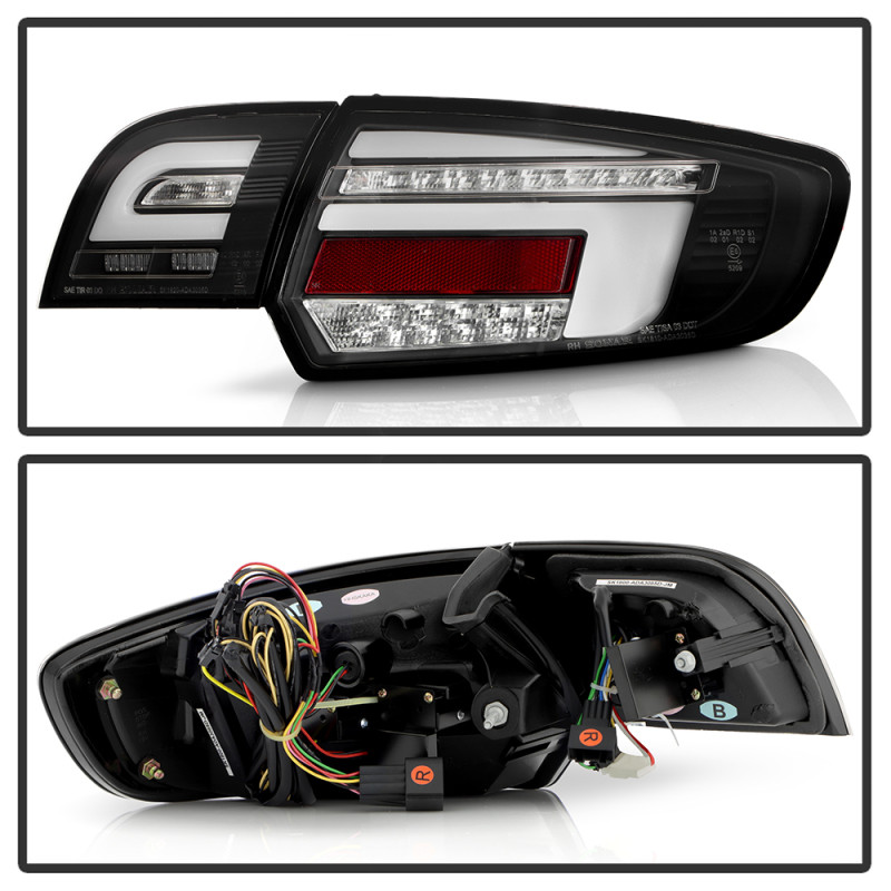 Spyder 09-13 Audi A3 Full LED Tail Lights - Black (ALT-YD-AA309-LED-BK) - 5089069