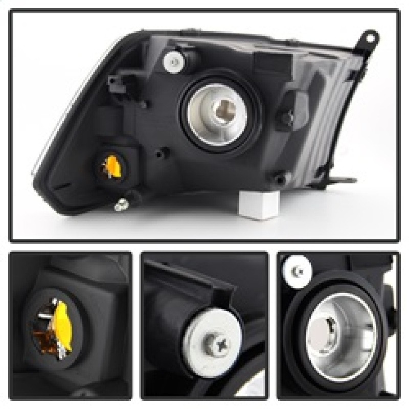 xTune Dodge Ram 1500 09-12 ( Non Quad Headlights ) Crystal Headlights Chrome HD-JH-DR09-AM-C - 9022937