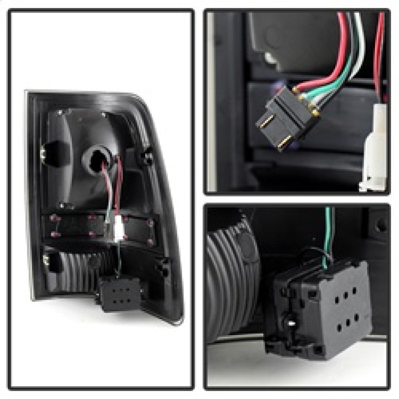 xTune Dodge Ram 1500 09-14 LED Tail Lights Incandescent Model Only Black Smoke ALT-JH-DR09-LED-BKSM - 9025617