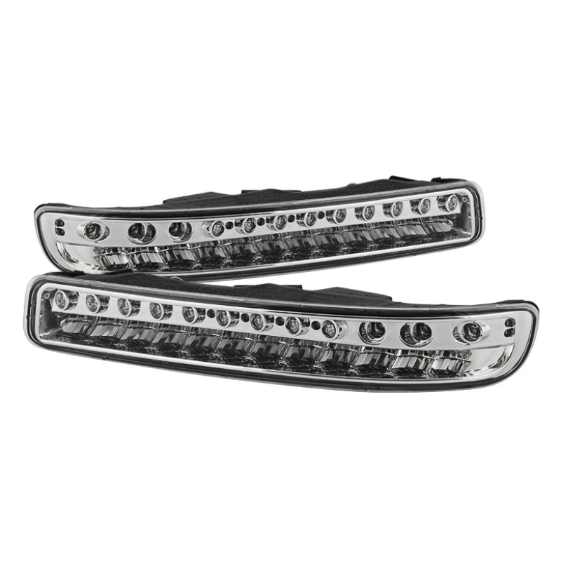 xTune GMC Sierra 99-06 Full LED Bumper Lights Chrome CBL-JH-GS99-LED-C - 9027154