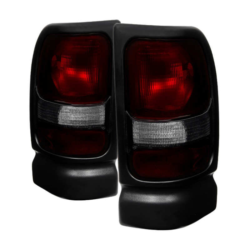 xTune Dodge Ram 1500 94-01 (Not Sport Package) Tail Lights Red Smoked ALT-JH-DR94-OE-RSM - 9029813