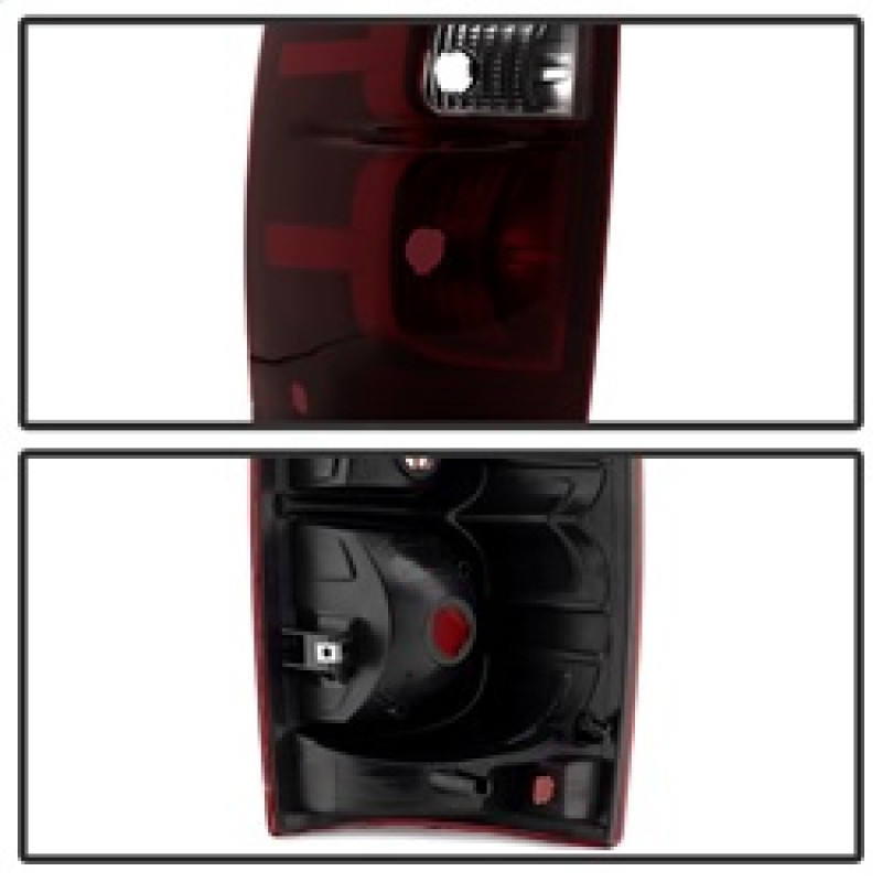 xTune Chevy Avalanche 07-13 OE Style Tail Lights Red Smoked ALT-JH-CAVA07-OE-RSM - 9031854