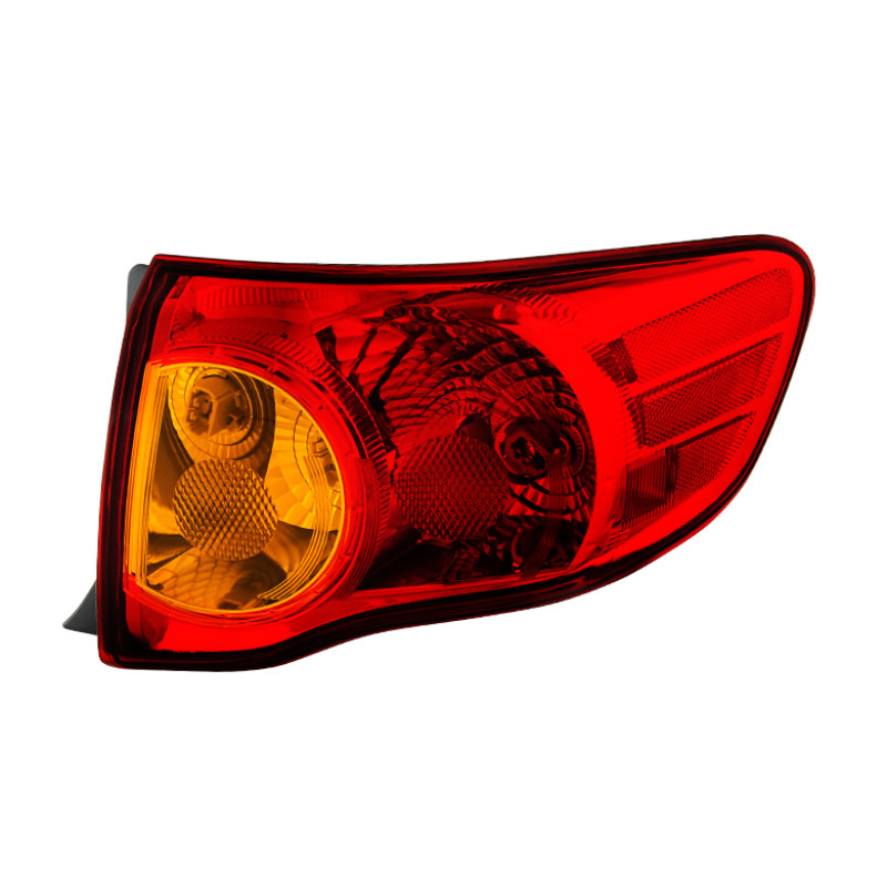 xTune Toyota Corolla 2009-2010 Passenger Side Outer Tail Lights - OEM Right ALT-JH-TCO09-OE-OR - 9032103