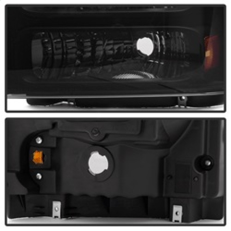 xTune Ford F250 F350 F450 Superduty Excursion 99-04 Headlights Black Smoked HD-JH-FF25099-HA-BSM - 9033001