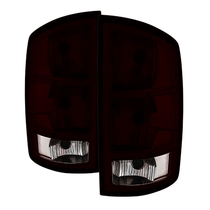 xTune Dodge Ram 1500 02-06 / Ram 2500 3500 03-06 OEM Style Tail Lights Red Smoked ALT-JH-DR02-OE-RSM - 9033551