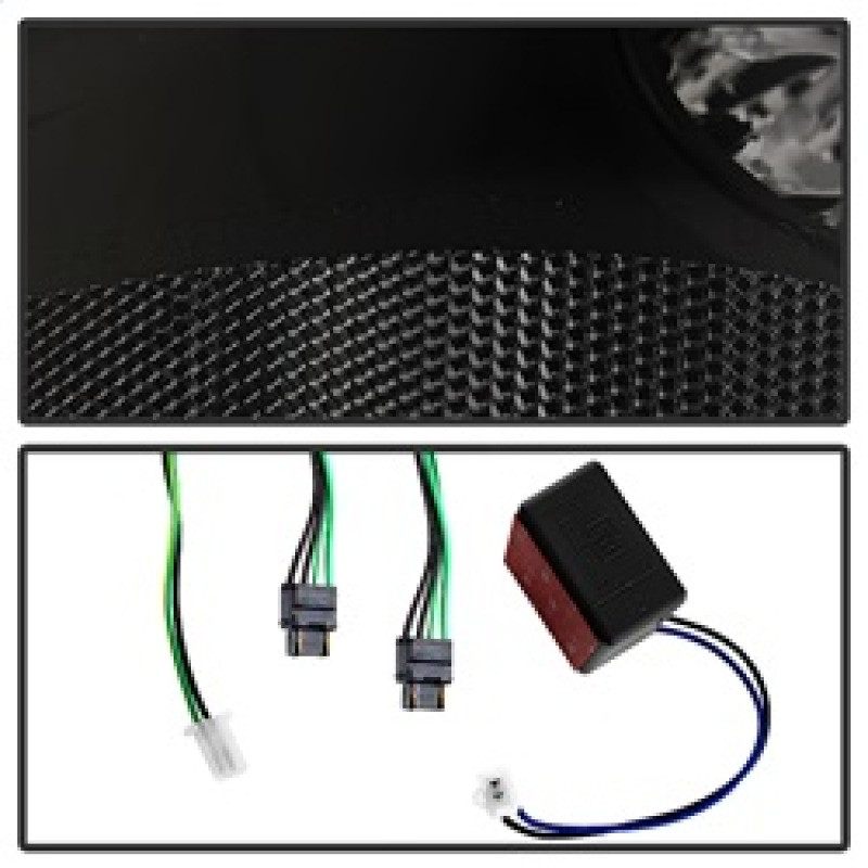 xTune Mc Yukon/Yukon Denali 07-14 LED Tail Lights Black Smoked ALT-JH-CSUB07-LED-G2-BSM - 9033926