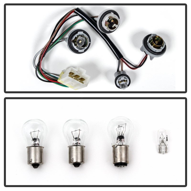 xTune Nissan Hardbody Pickup/D21 1986-1997 Tail Lights OEM ALT-JH-NP86-OE-RC - 9034213