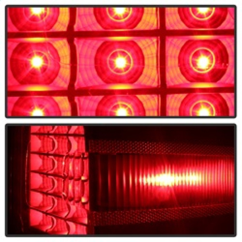 xTune Chevy 1500 14-16 / Silverado 2500HD/3500HD LED Tail Lights - Black ALT-JH-CS14-LED-BK - 9036545