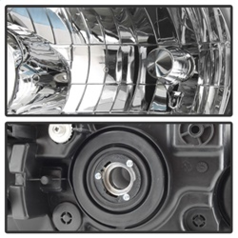 xTune Toyota Highlander 04-06 (Non Hybrid Models) OEM Style Headlights Chrome HD-JH-THIGH04-AM-C - 9039157