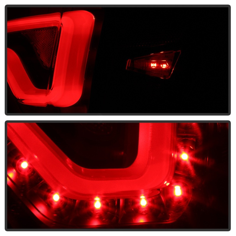 xTune 14-18 Chevy Impala (Excl 14-16 Limited) LED Tail Lights - Black (ALT-JH-CIM14-LBLED-BK) - 9042140