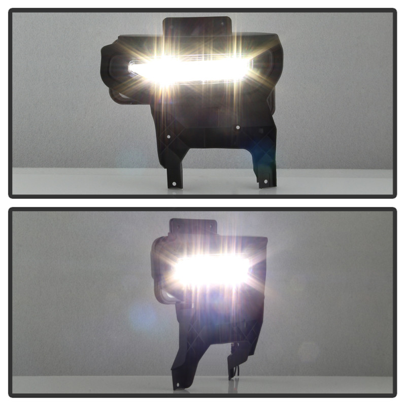 Spyder 16-18 GMC Sierra 1500 OEM Style Full LED Fog Light w/Switch - Clear (FL-GS2016-LED-C) - 9043222