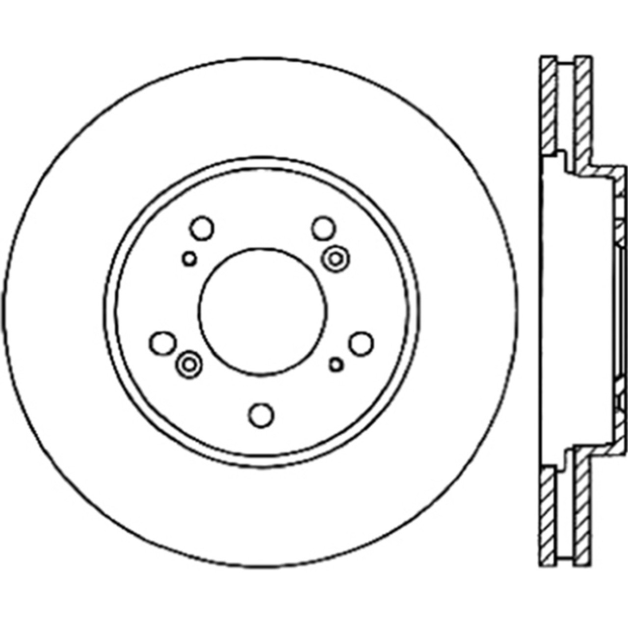 Stoptech 05-10 Honda Odyssey Front Cryo Rotor - 120.40064CRY