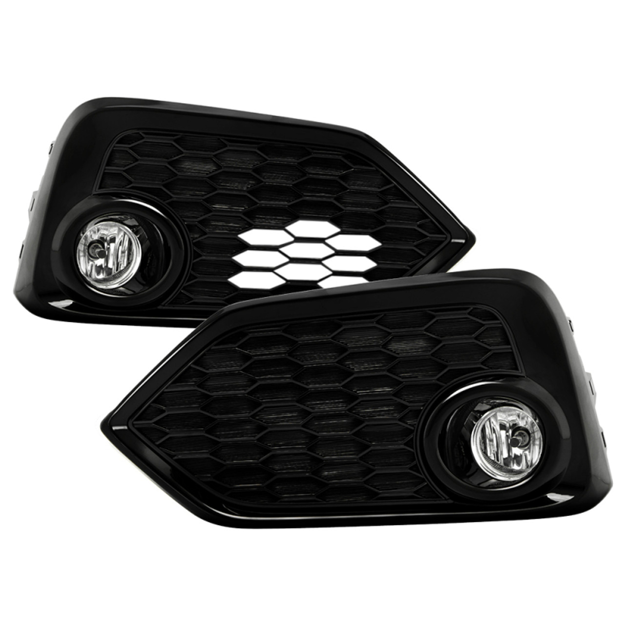 Spyder 16-17 Honda Civic 3DR Hatchback Only OEM Fog Light w/Switch - Clear (FL-HC2017-H-C) - 9043321