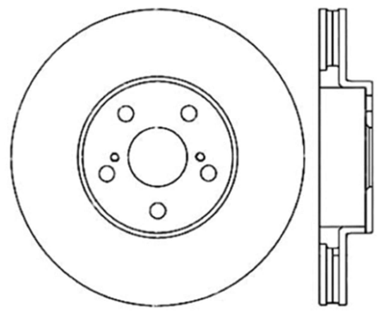 Stoptech 01-05 Toyota Celica GT & GT-S/05-09 Scion tC Front CRYO-STOP Rotor - 120.44114CRY