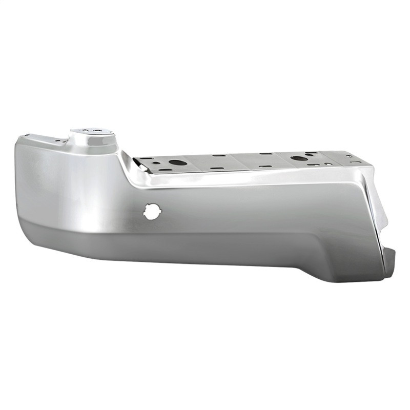 xTune 17-19 Ford F250/ F350 Rear Left Bumper Cap End w/ Sensor Hole - Chrome RB-FF25017-BEWS-L - 9048999