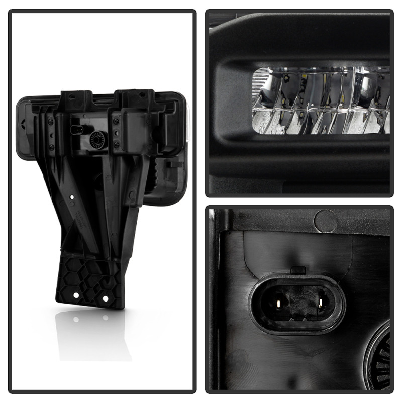 Spyder 20-22 Ford F250/F350 Super Duty OEM Full LED Fog Lights W/ Switch - Clear - 9051135