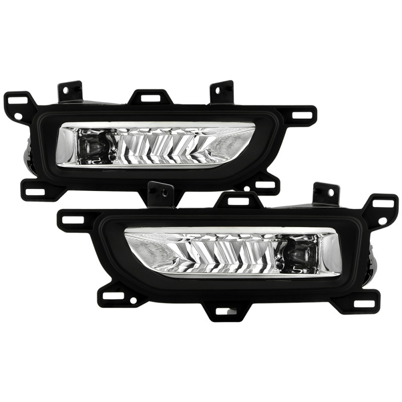 Spyder 20-22 Nissan Titan OEM Style Fog Lights w/Switch (Bulbs Size - 5W) - Clear (FL-NT2020-LED-C) - 9051333