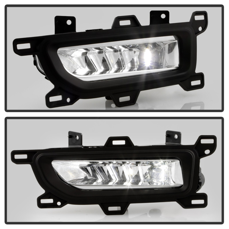 Spyder 20-22 Nissan Titan OEM Style Fog Lights w/Switch (Bulbs Size - 5W) - Clear (FL-NT2020-LED-C) - 9051333