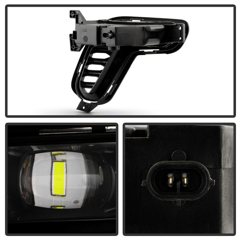 Spyder Dodge Durango 21-24 OEM Style LED Fog Lights w/Switch (FL-DDU2021-LED-C) - 9054020 Photo - Unmounted