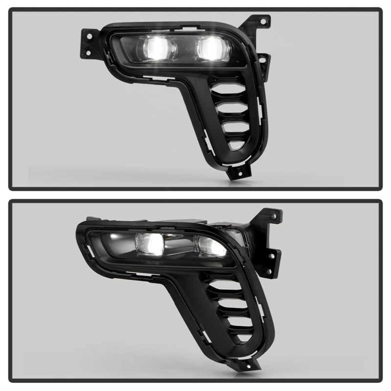 Spyder Dodge Durango 21-24 OEM Style LED Fog Lights w/Switch (FL-DDU2021-LED-C) - 9054020 Photo - Unmounted