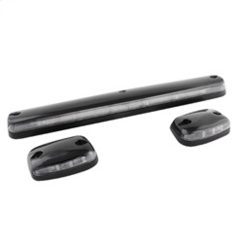 xTune Chevy Silverado 07-13 Amber LED Cab Roof Lights Clear ACC-LED-CS07-CR-C - 9924606