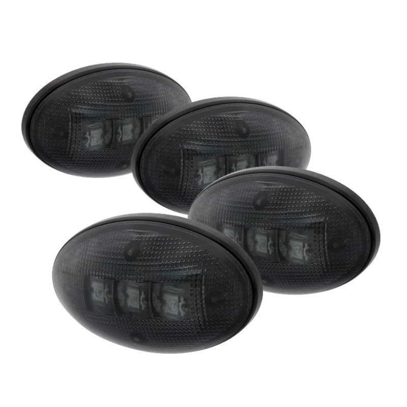 xTune Ford Superduty F250-F550 99-10 Dually Fender LED Side Fender Lights Smoke ACC-LED-FDSD99-SL-SM - 9924668