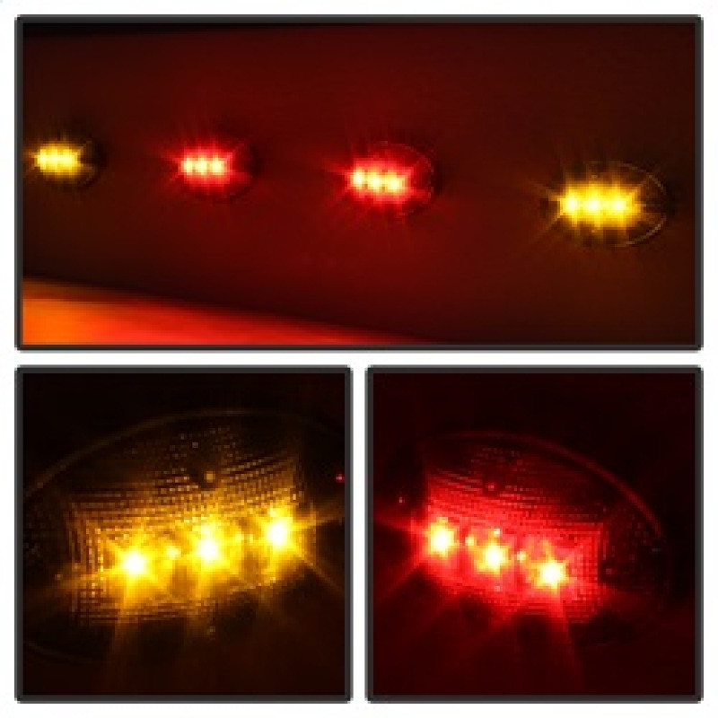 xTune Ford Superduty F250-F550 99-10 Dually Fender LED Side Fender Lights Smoke ACC-LED-FDSD99-SL-SM - 9924668