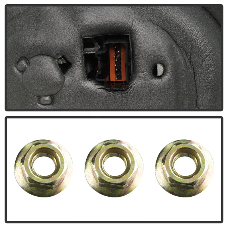 xTune Ford F150 07-14 Power Heated Amber LED Signal Telescoping Mirror Left MIR-FF15007S-PWH-AM-L - 9935381