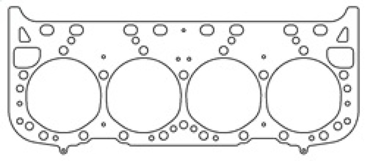 Cometic 92-96 GM LTI Small Block 4.040inch Bore .040 thick MLS Head Gasket w/ Valve Pockets - C5645-040