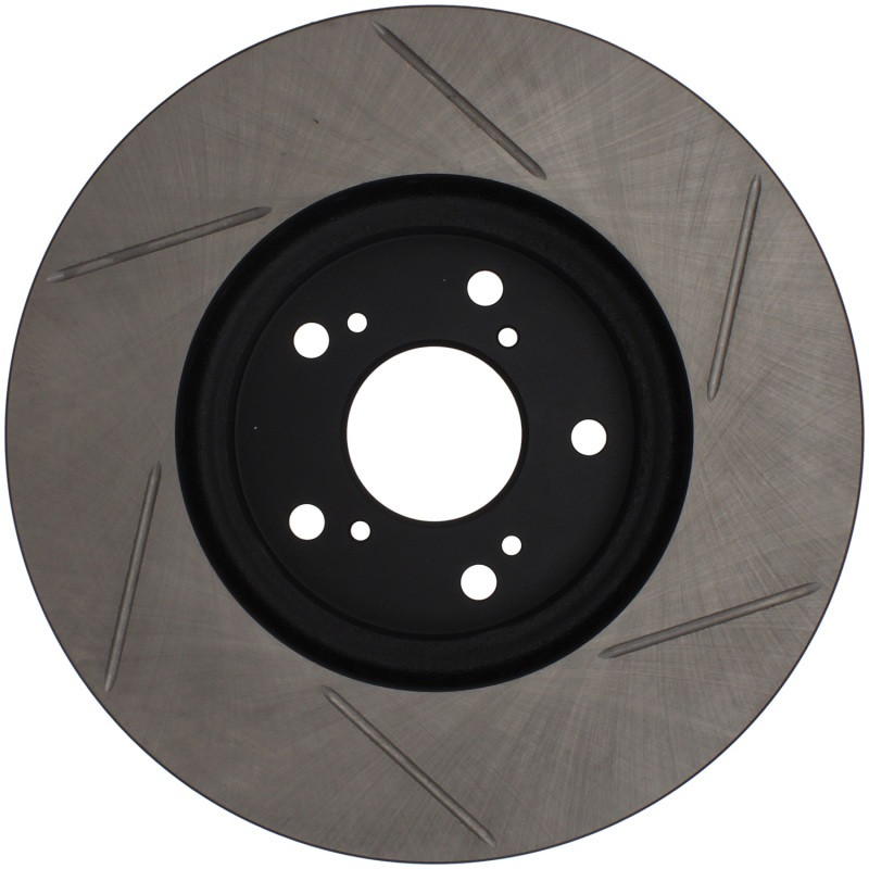 StopTech Power Slot Slotted 99-08 Acura TL (STD Caliper) / 01-03 CL / 04-09 TSX Front Right Rotor - 126.40046SR