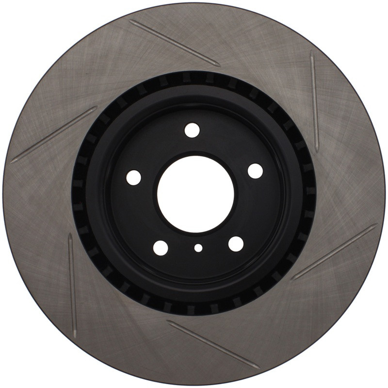 StopTech Power Slot 03-07 350z/ 03-04 G35 w/ Brembo SportStop Slotted Front Right Rotor - 126.42076SR