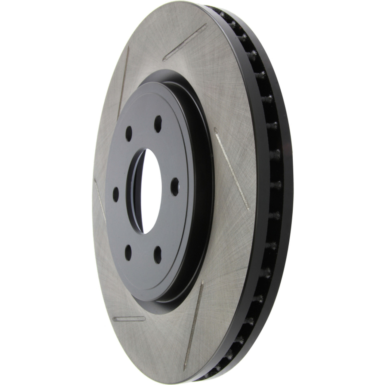 StopTech Power Slot 05-09 Nissan Frontier 2WD / 02-05 Frontier 4WD Slotted Front Right Rotor - 126.42085SR