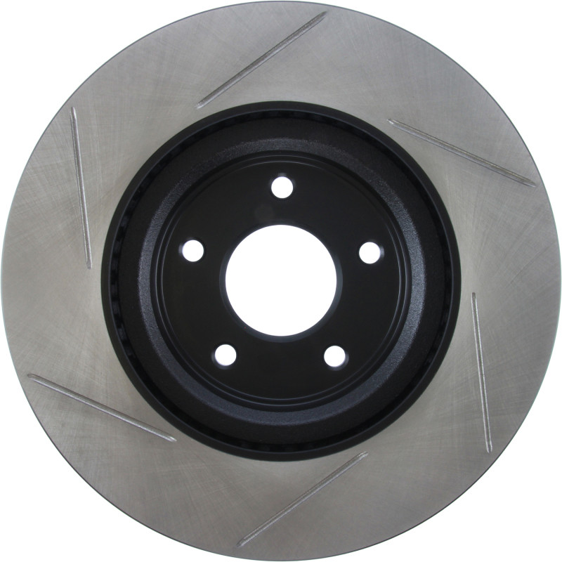 StopTech 13-15 Nissan Pathfinder Slotted Front Left Rotor - 126.42120SL