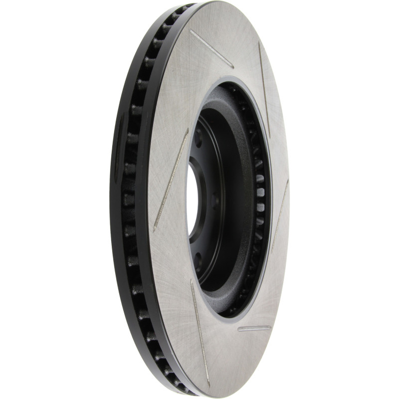 StopTech 13-15 Nissan Pathfinder Slotted Front Right Rotor - 126.42120SR