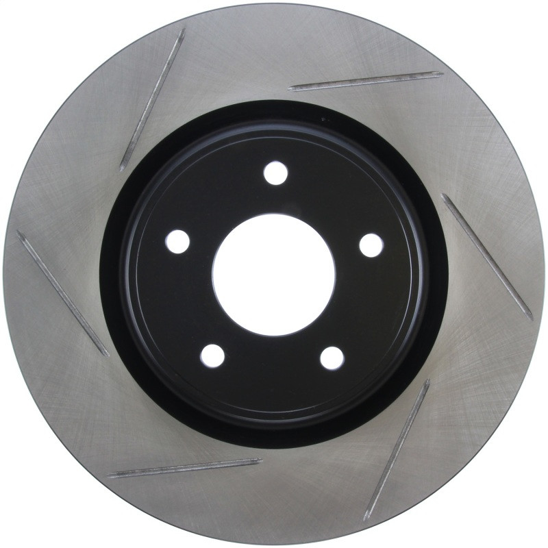 StopTech 13-15 Nissan Pathfinder Slotted Front Right Rotor - 126.42120SR